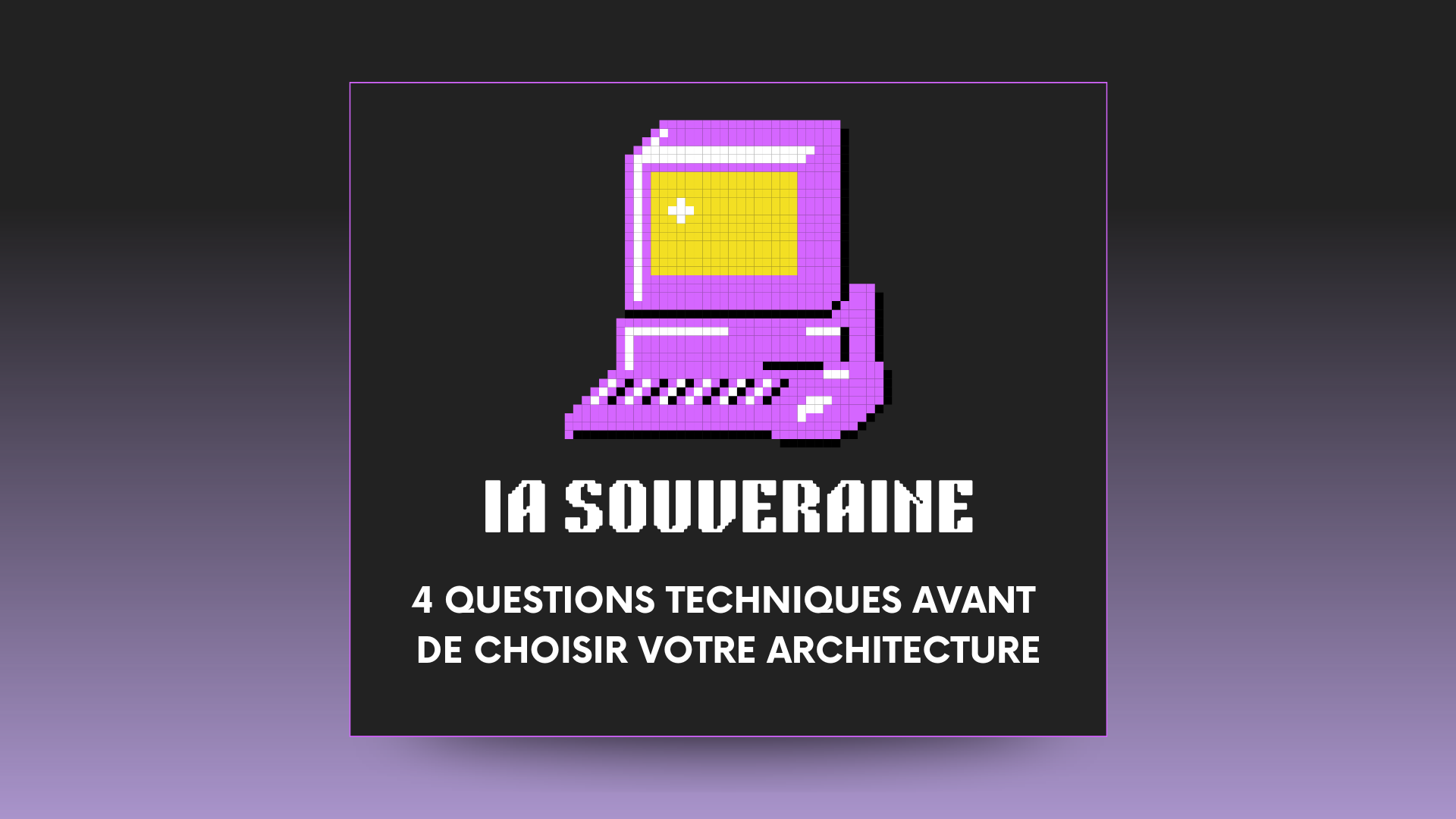 architecture ia